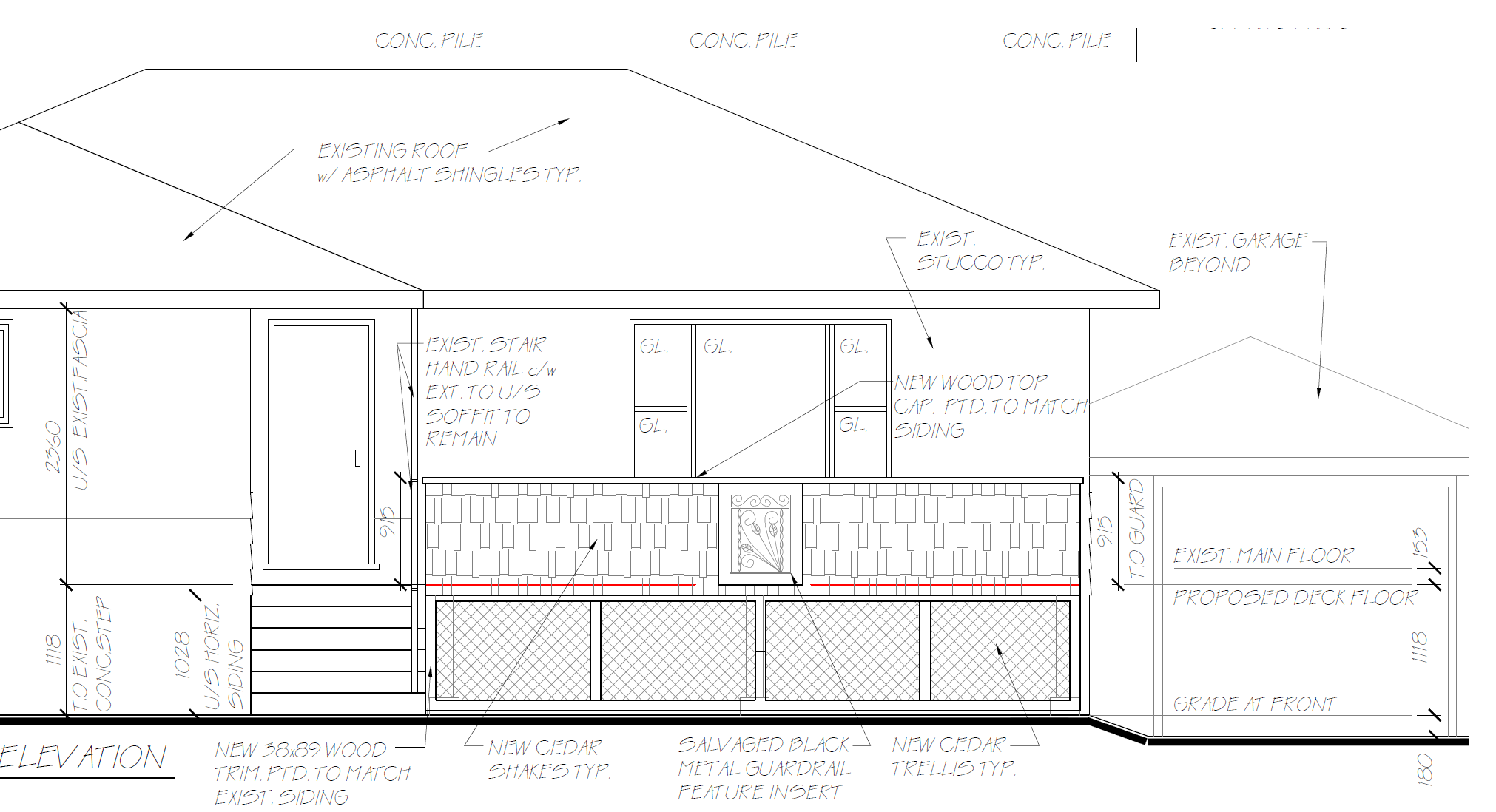 Custom deck blueprint.