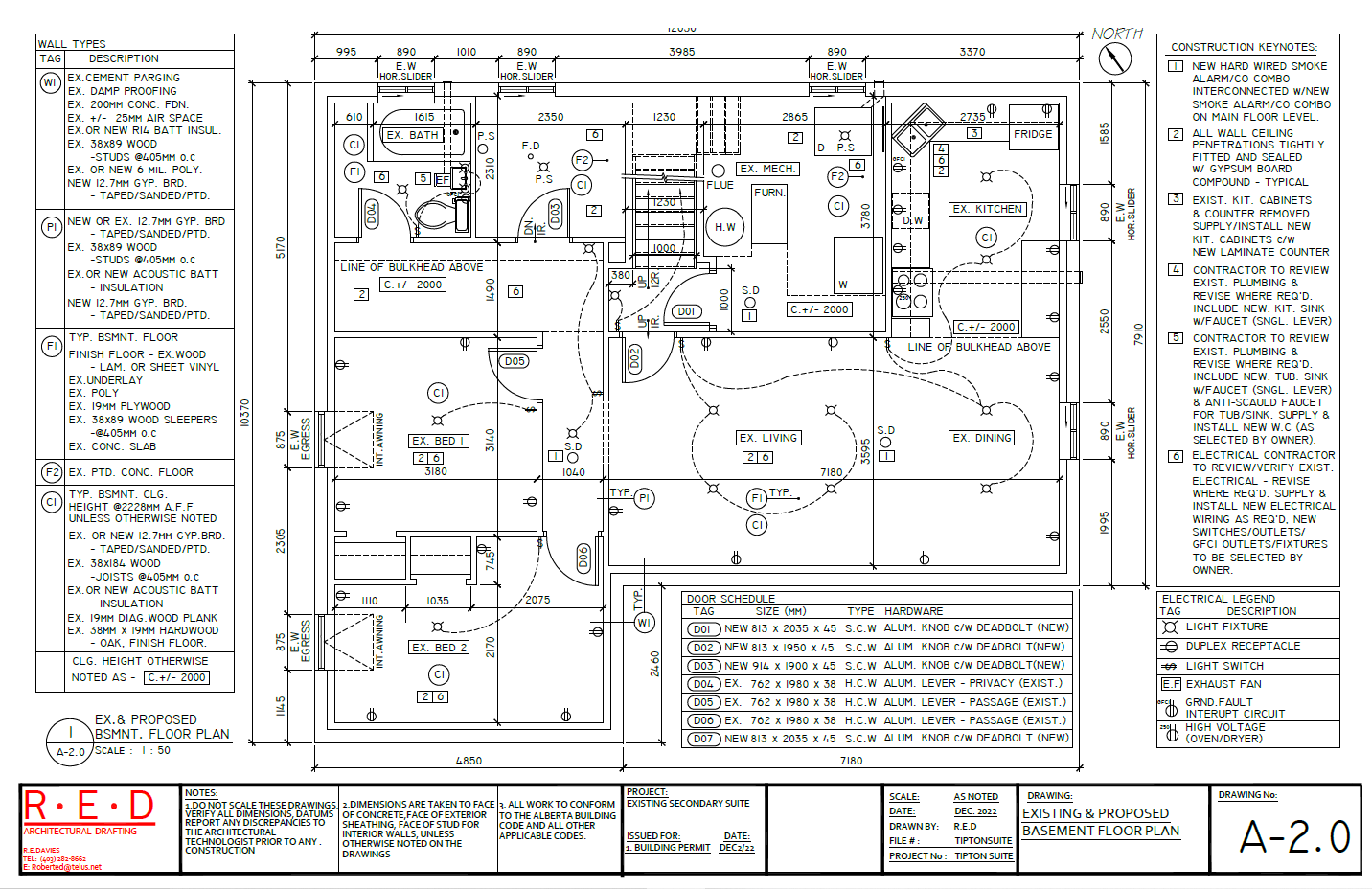 Secondary suite blueprint.