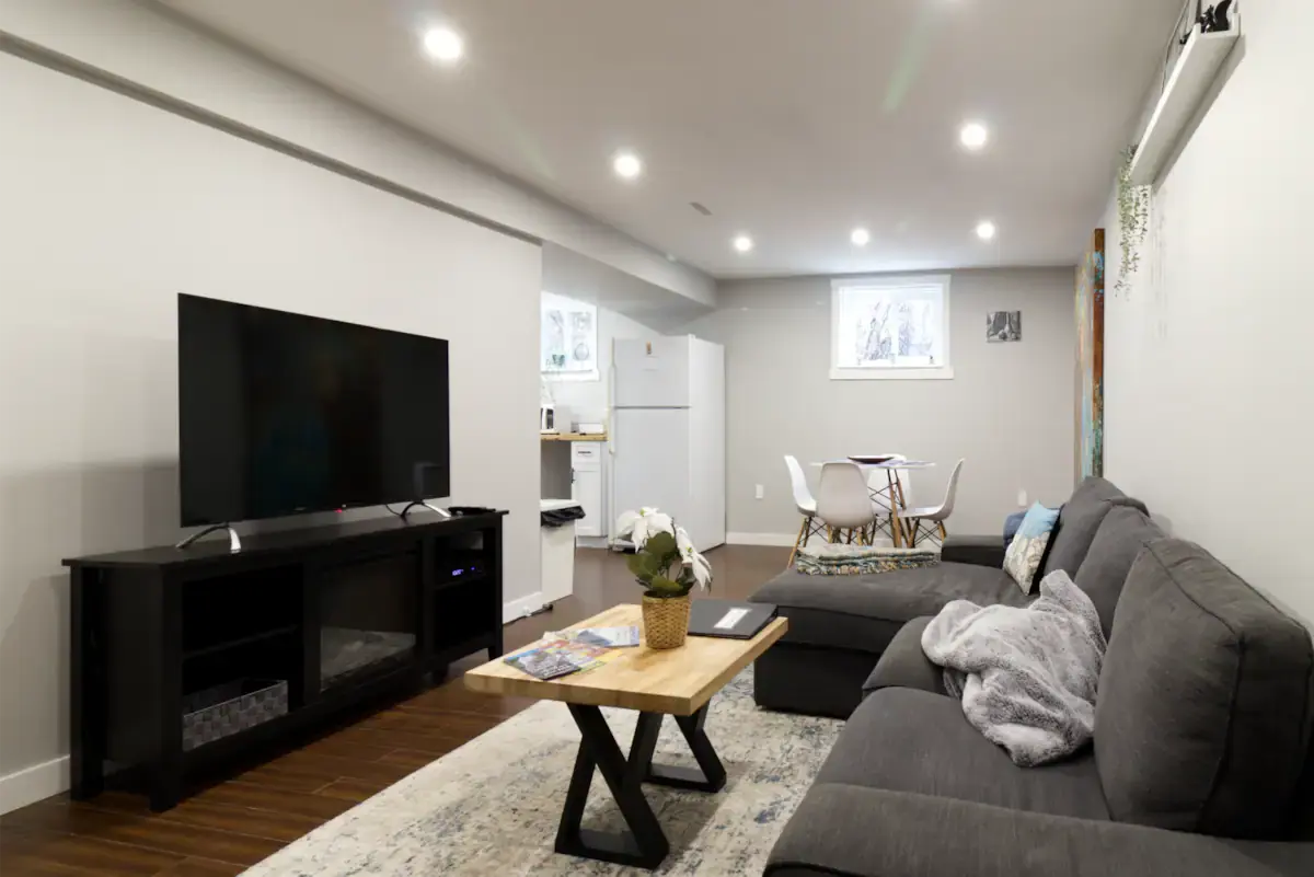 Secondary suite living room.